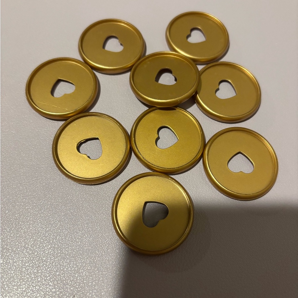 Happy Planner Gold Heart Discs